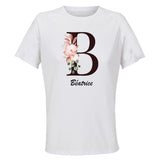 Maillot de Sport Femme Beatrice Lettre - T-Shirt Respirant Polyester Manches Courtes - Cadeau Sportive Anniversaire Noël Fête des Mères