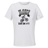 Maillot de Sport Femme VTT Trentenaire - T-Shirt Respirant Polyester Manches Courtes - Cadeau Sportive Anniversaire Noël Fête des Mères