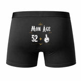 Caleçon 53 Ans - Humour Boxer Coton Motif Âge Idée Cadeau Anniversaire