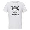 Maillot de Sport Femme Maquetiste Copy Octogenaire - T-Shirt Respirant Polyester Manches Courtes - Cadeau Sportive Anniversaire Noël Fête des Mères