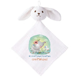 Doudou Bébé Lapin Aventure Eléphant Mohamed Gaze de Coton Cadeau Baby Shower