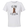 Maillot de Sport Femme Ours C'est La Vie - T-Shirt Respirant Polyester Manches Courtes - Cadeau Sportive Anniversaire Noël Fête des Mères