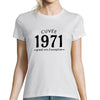 Cuvée 1971 Grand cru d'exception | T-Shirt Anniversaire Femme année de Naissance