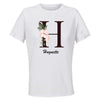 Maillot de Sport Femme Huguette Lettre - T-Shirt Respirant Polyester Manches Courtes - Cadeau Sportive Anniversaire Noël Fête des Mères