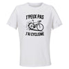 Maillot de Sport Femme Cyclisme J'peux Pas - T-Shirt Respirant Polyester Manches Courtes - Cadeau Sportive Anniversaire Noël Fête des Mères