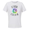 Maillot de Sport Femme Futsal C'est La Vie - T-Shirt Respirant Polyester Manches Courtes - Cadeau Sportive Anniversaire Noël Fête des Mères