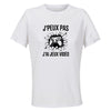 Maillot de Sport Femme Jeux Video J'peux Pas - T-Shirt Respirant Polyester Manches Courtes - Cadeau Sportive Anniversaire Noël Fête des Mères