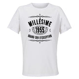 Maillot de Sport Femme 1955 Millesime Grand Cru Ministere Magie - T-Shirt Respirant Polyester Manches Courtes - Cadeau Sportive Anniversaire Noël Fête des Mères