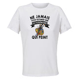 Maillot de Sport Femme Peinture Copy Octogenaire - T-Shirt Respirant Polyester Manches Courtes - Cadeau Sportive Anniversaire Noël Fête des Mères