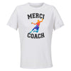 Maillot de Sport Femme pour Merci Handball Coach - T-Shirt Respirant Polyester Manches Courtes - Cadeau Sportive Anniversaire Noël Fête des Mères