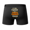 Caleçon 21 Ans Calvitie Précoce Féroce - Humour Boxer Coton Motif Idée Cadeau