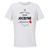 Maillot de Sport Femme Jocelyne Damour - T-Shirt Respirant Polyester Manches Courtes - Cadeau Sportive Anniversaire Noël Fête des Mères