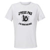 Maillot de Sport Femme Ornithologie J'peux Pas - T-Shirt Respirant Polyester Manches Courtes - Cadeau Sportive Anniversaire Noël Fête des Mères