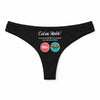 Culotte Tanga Personnalisé Femme Theatre - sous-Vêtement Coton Idée Cadeau Humour Saint Valentin Anniversaire