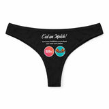 Culotte Tanga Personnalisé Femme Theatre - sous-Vêtement Coton Idée Cadeau Humour Saint Valentin Anniversaire