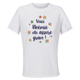 Maillot de Sport Femme Noemie Elle Assure - T-Shirt Respirant Polyester Manches Courtes - Cadeau Sportive Anniversaire Noël Fête des Mères