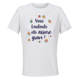 Maillot de Sport Femme Louloute Elle Assure - T-Shirt Respirant Polyester Manches Courtes - Cadeau Sportive Anniversaire Noël Fête des Mères