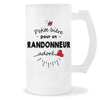 Verre à bière Randonneur adoré | Chope de Bière Pinte Idée Cadeau Humour Collègue famille Homme Anniversaire Noël