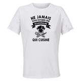 Maillot de Sport Femme Cuisine Sexagenaire - T-Shirt Respirant Polyester Manches Courtes - Cadeau Sportive Anniversaire Noël Fête des Mères