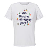 Maillot de Sport Femme Marina Elle Assure - T-Shirt Respirant Polyester Manches Courtes - Cadeau Sportive Anniversaire Noël Fête des Mères