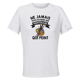 Maillot de Sport Femme Peinture Trentenaire - T-Shirt Respirant Polyester Manches Courtes - Cadeau Sportive Anniversaire Noël Fête des Mères