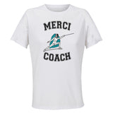 Maillot de Sport Femme Escrime Coach - T-Shirt Respirant Polyester Manches Courtes - Cadeau Sportive Anniversaire Noël Fête des Mères