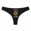 Culotte Tanga Personnalisé Femme Hand Handball Colore Jpeux Pas - sous-Vêtement Coton Idée Cadeau Humour Saint Valentin Anniversaire