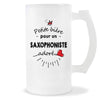 Verre à bière Saxophoniste adoré | Chope de Bière Pinte Idée Cadeau Humour Collègue famille Homme Anniversaire Noël