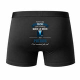 Caleçon Papa Patron - Humour Boxer Coton Idée Cadeau Fête des Pères