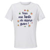 Maillot de Sport Femme Tante Elle Assure - T-Shirt Respirant Polyester Manches Courtes - Cadeau Sportive Anniversaire Noël Fête des Mères