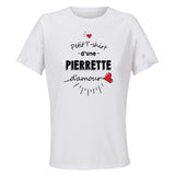 Maillot de Sport Femme Pierrette Damour - T-Shirt Respirant Polyester Manches Courtes - Cadeau Sportive Anniversaire Noël Fête des Mères