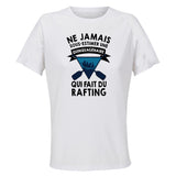 Maillot de Sport Femme Rafting Quinquagenaire - T-Shirt Respirant Polyester Manches Courtes - Cadeau Sportive Anniversaire Noël Fête des Mères