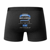 Caleçon Maman Kine - Humour Boxer Coton Idée Cadeau Fête des Pères