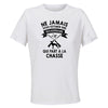Maillot de Sport Femme Chasse Sexagenaire - T-Shirt Respirant Polyester Manches Courtes - Cadeau Sportive Anniversaire Noël Fête des Mères