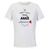 Maillot de Sport Femme pour Anais Damour - T-Shirt Respirant Polyester Manches Courtes - Cadeau Sportive Anniversaire Noël Fête des Mères