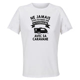 Maillot de Sport Femme Caravane Copy Octogenaire - T-Shirt Respirant Polyester Manches Courtes - Cadeau Sportive Anniversaire Noël Fête des Mères