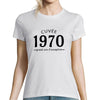 Cuvée 1970 Grand cru d'exception | T-Shirt Anniversaire Femme année de Naissance