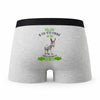 Caleçon Gilles Têtu comme Un Âne - Humour Boxer Gris Idée Cadeau