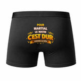 Caleçon pour Martial C'est Dur - Humour Boxer Coton Idée Cadeau Anniversaire