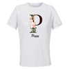 Maillot de Sport Femme Peggy Lettre - T-Shirt Respirant Polyester Manches Courtes - Cadeau Sportive Anniversaire Noël Fête des Mères