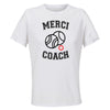 Maillot de Sport Femme pour Merci Petanque Coach - T-Shirt Respirant Polyester Manches Courtes - Cadeau Sportive Anniversaire Noël Fête des Mères