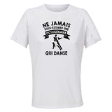 Maillot de Sport Femme Danse Copy Octogenaire - T-Shirt Respirant Polyester Manches Courtes - Cadeau Sportive Anniversaire Noël Fête des Mères