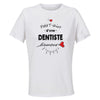 Maillot de Sport Femme Dentiste Damour - T-Shirt Respirant Polyester Manches Courtes - Cadeau Sportive Anniversaire Noël Fête des Mères