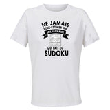 Maillot de Sport Femme Sudoku Sexagenaire - T-Shirt Respirant Polyester Manches Courtes - Cadeau Sportive Anniversaire Noël Fête des Mères