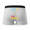 Caleçon Basket - Humour Boxer Gris Idée Cadeau Passion