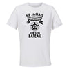 Maillot de Sport Femme Bateau Septuagenaire - T-Shirt Respirant Polyester Manches Courtes - Cadeau Sportive Anniversaire Noël Fête des Mères