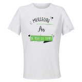 Maillot de Sport Femme pour AVS Meilleure de Tous Les Temps Femme-1 - T-Shirt Respirant Polyester Manches Courtes - Cadeau Sportive Anniversaire Noël Fête des Mères