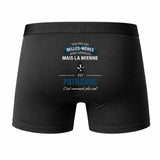 Caleçon Belle-Mère Patronne - Humour Boxer Coton Idée Cadeau Fête des Pères
