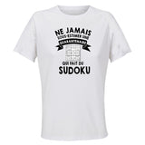 Maillot de Sport Femme Sudoku Quarantenaire - T-Shirt Respirant Polyester Manches Courtes - Cadeau Sportive Anniversaire Noël Fête des Mères
