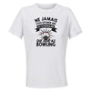 Maillot de Sport Femme Bowling Octogenaire - T-Shirt Respirant Polyester Manches Courtes - Cadeau Sportive Anniversaire Noël Fête des Mères